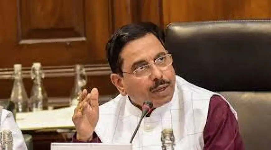 Hubballi: Union Minister Pralhad Joshi Accuses Congress of Empowering Anti-Social Elements