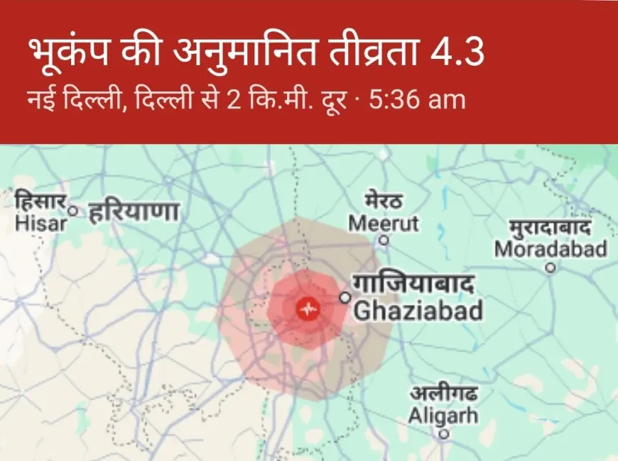 Tremors Felt in Delhi, PM Says Stay Vigilant for Potential Aftershocks      