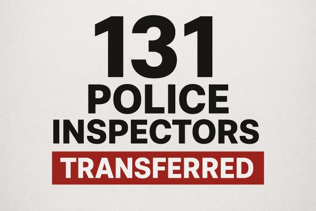 Police Inspectors Transferred